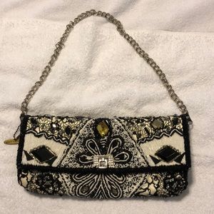 Mary Frances Shoulder Bag, Removable Chain Strap